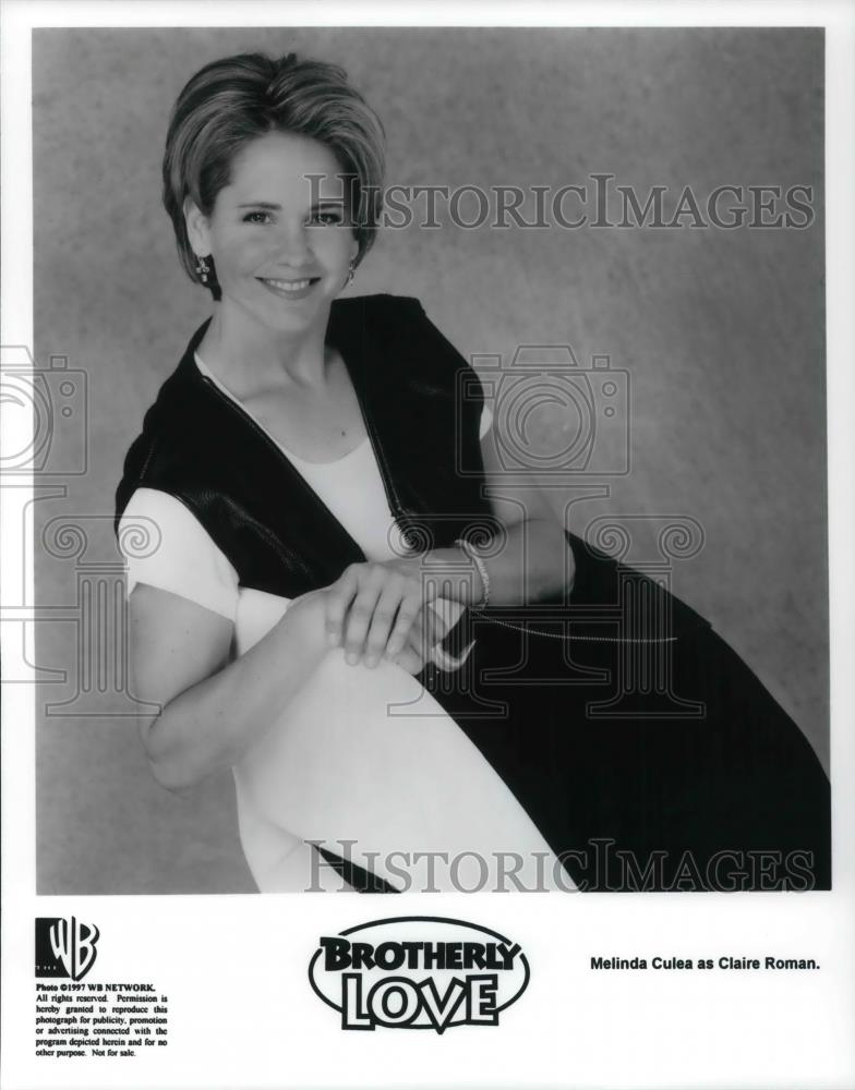 Press Photo Melinda Culea as Claire Roman in Brotherly Love - cvp22656 - Historic Images