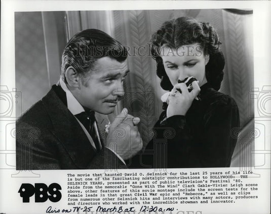 1980 Press Photo Clark Gable In Gone With The Wind - cvp26804 - Historic Images
