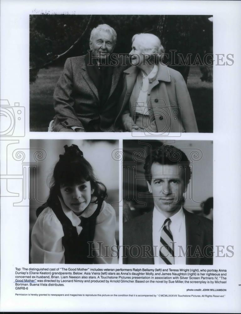 1989 Press Photo Asia Vieira and James Naughton in The Good Mother - cvp21368 - Historic Images