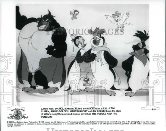 Press Photo Tim Curry as he voice inTHE PEBBLE AND THE PENGUIN - cvp22555 - Historic Images