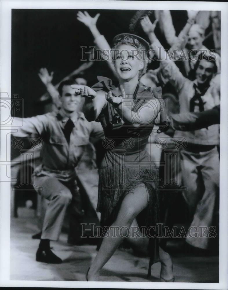 1988 Press Photo Betty Hutton in Satins &amp; Spurs - cvp24371 - Historic Images