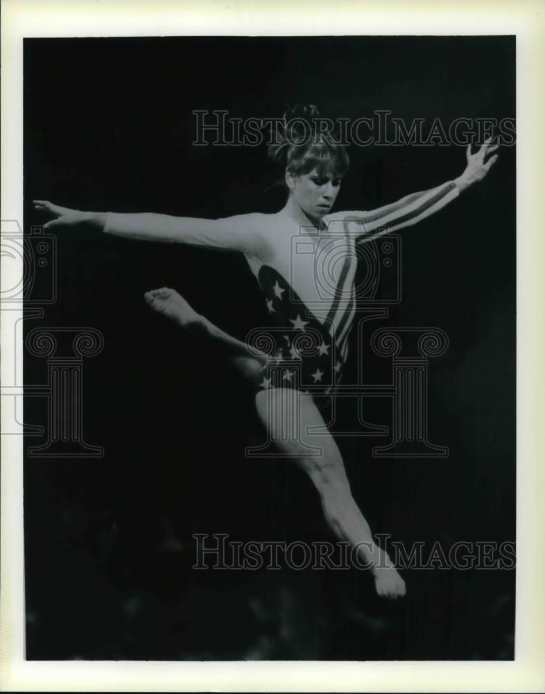 1984 Press Photo Kathy Johnson, gymnast - cvp25484 - Historic Images