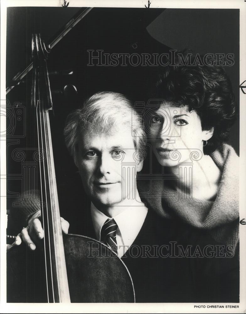 1985 Press Photo Christian Steiner and Jennifer Langham - cvp26260 - Historic Images