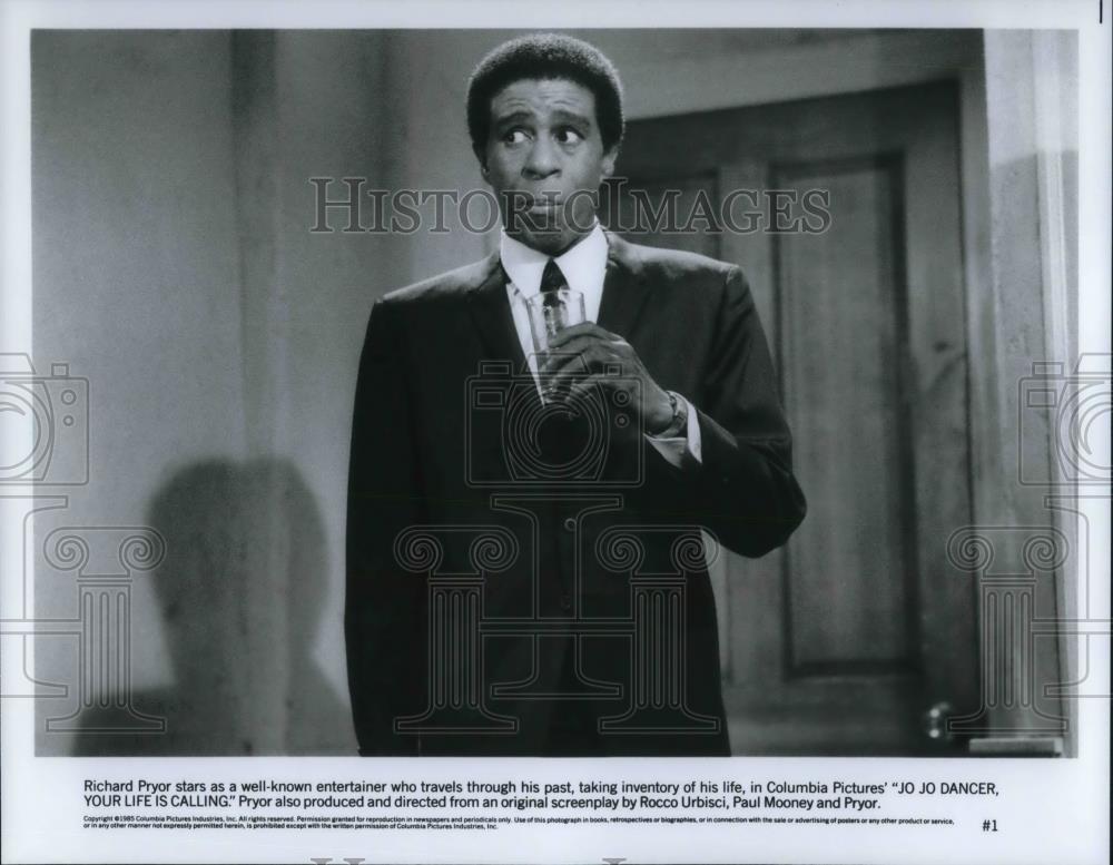 1985 Press Photo Richard Pryor in Jo Jo Dancer, Your Life is Calling - cvp22512 - Historic Images