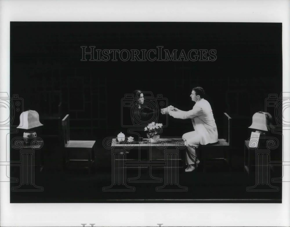 1988 Press Photo B. D. Wong David Dukes in M. Butterfly - cvp23139 - Historic Images
