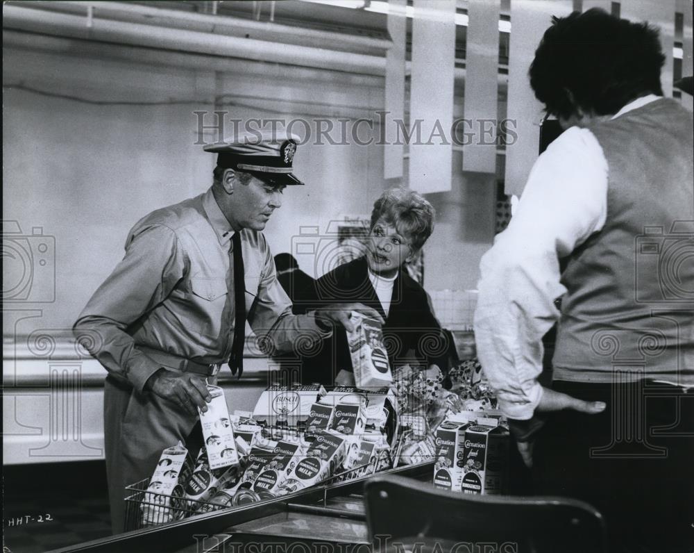 1968 Press Photo Lucille Ball & Henry Fonda in Your, Mine & Ours - cvp27727 - Historic Images