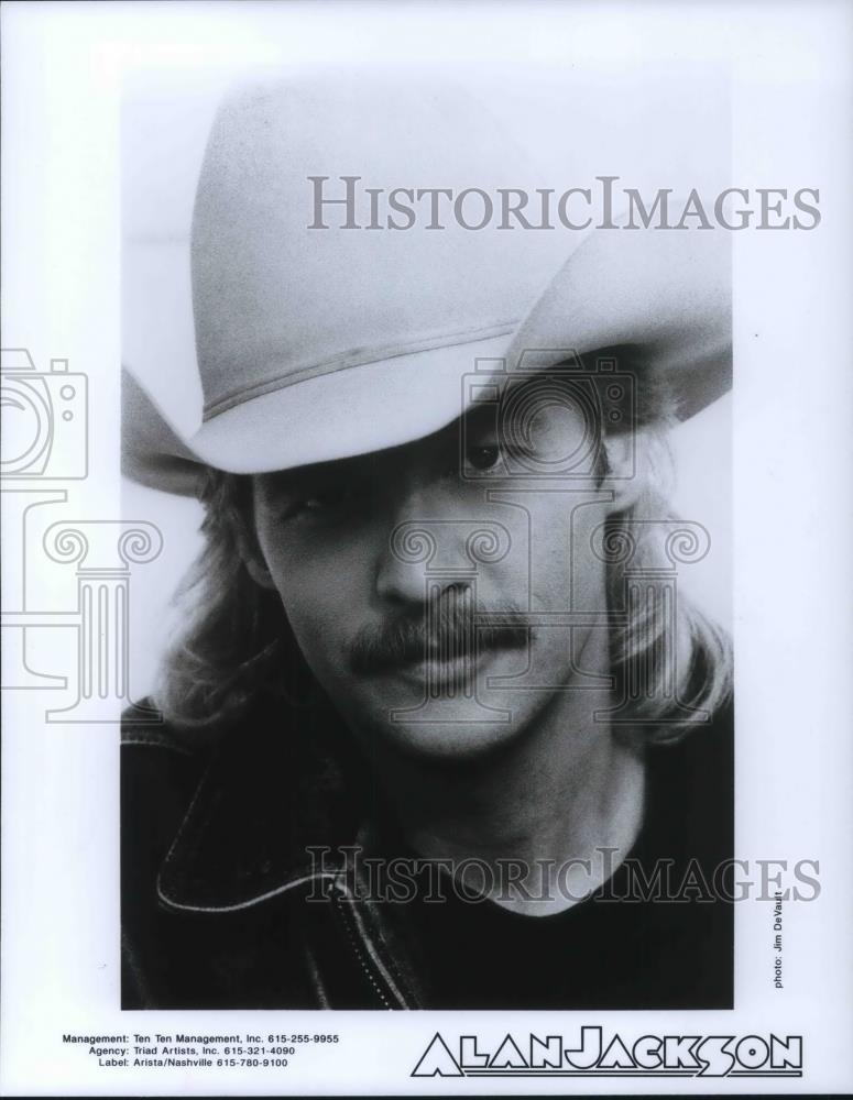 1992 Press Photo Alan Jackson Country Music Singer Songwriter and Musician - Historic Images