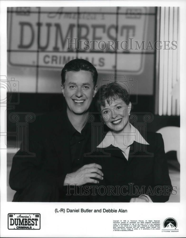 1996 Press Photo Daniel Butler & Debbie Alan on America's Dumbest Criminals - Historic Images