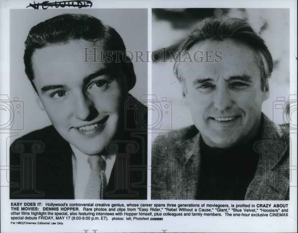 1991 Press Photo Dennis Hopper - cvp22260 - Historic Images