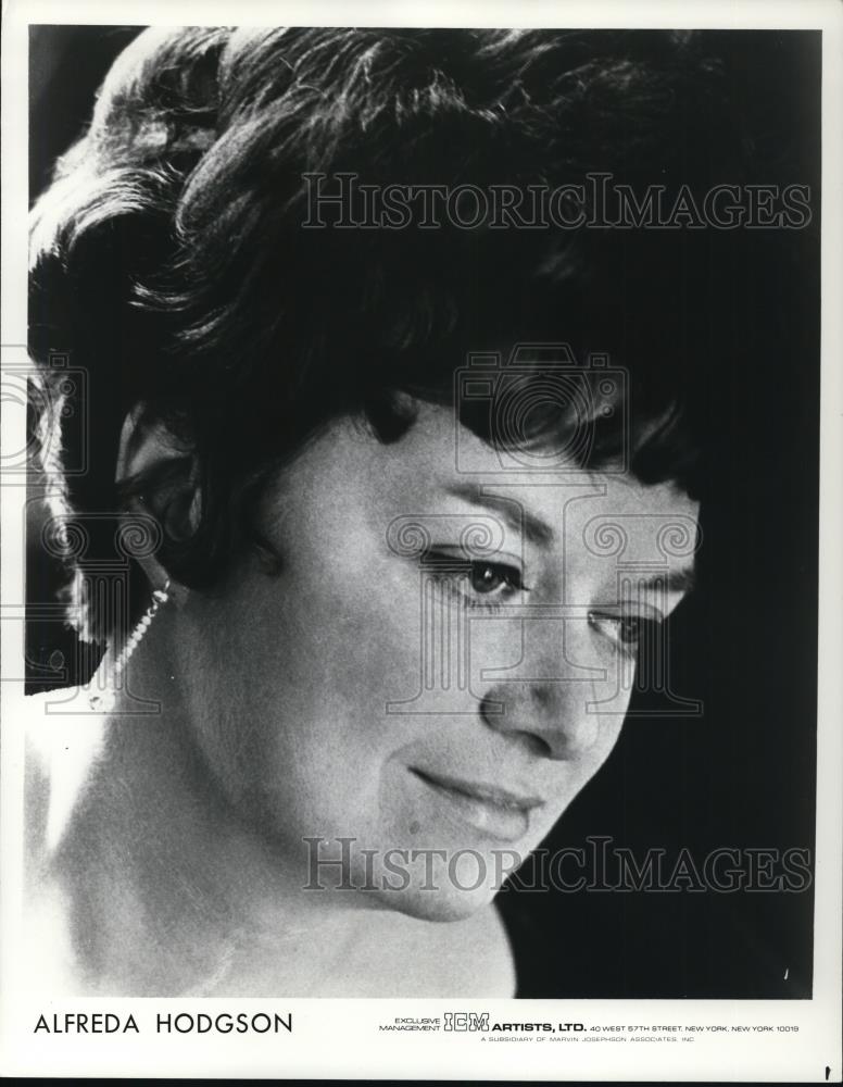 1985 Press Photo Alfreda Hodgson Musical Artist - cvp27134 - Historic Images