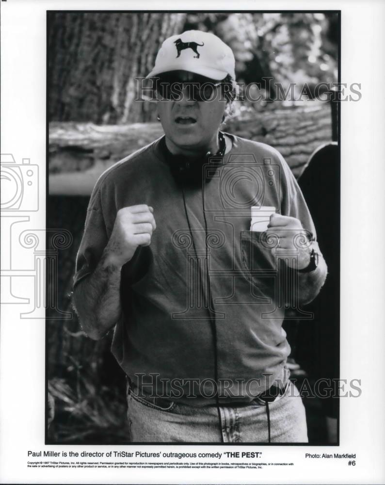 1997 Press Photo Paul Miller director of The Pest comedy movie film - cvp22743 - Historic Images