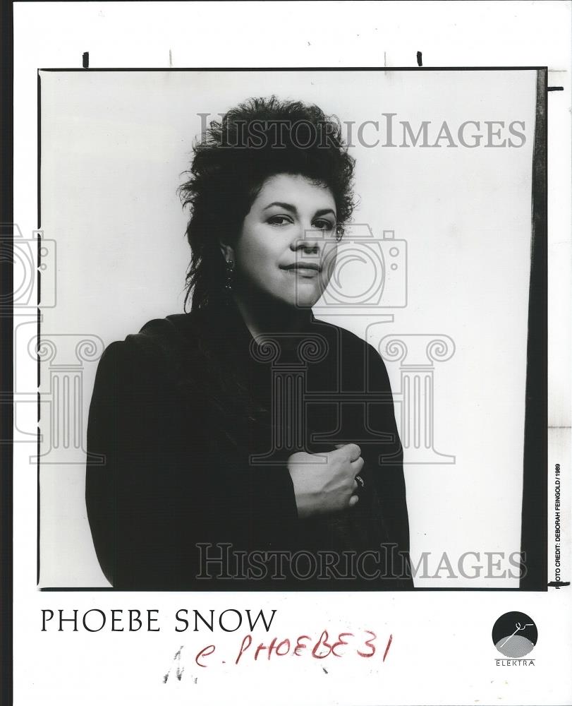1989 Press Photo Phoebe Snow - cvp26766 - Historic Images