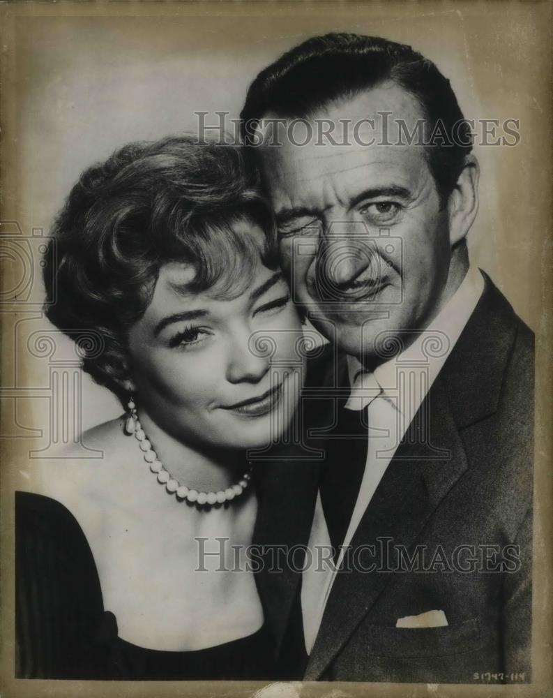 Press Photo Shirley MacLaine and David Niven star in Ask Any Girl - cvp24074 - Historic Images
