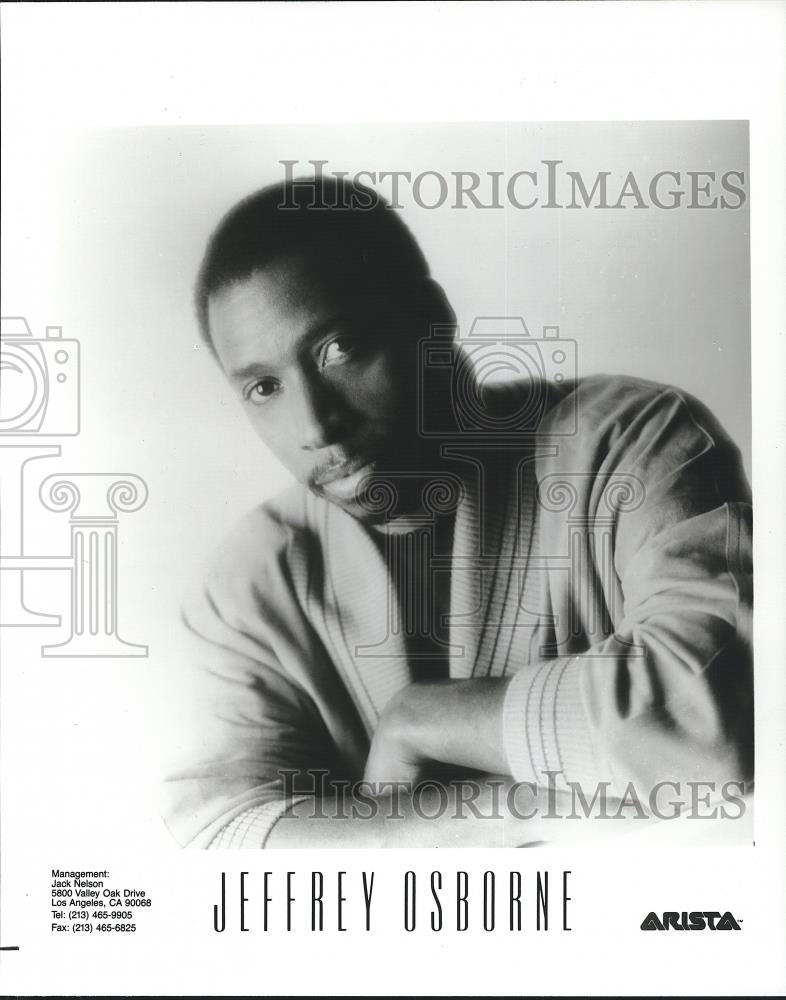 1991 Press Photo Jeffrey Osborne in the picture - cvp26184 - Historic Images