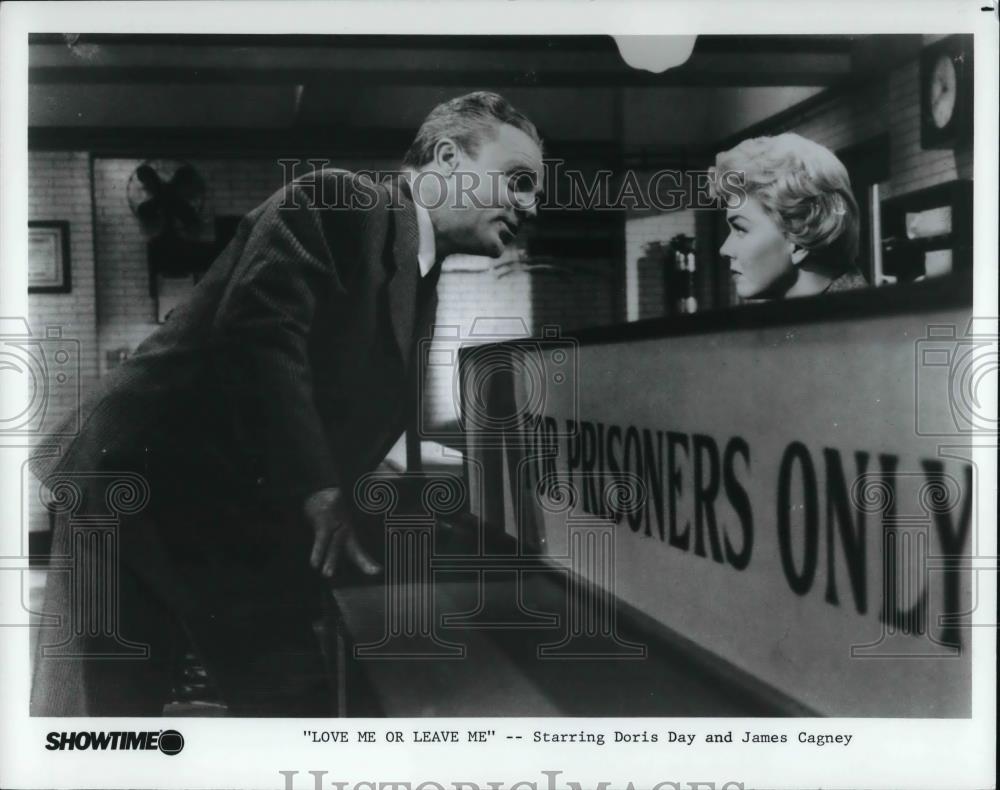 1985 Press Photo "LOVE ME OR LEAVE ME" -- Starring Doris Day James Cagney - 390 - Historic Images