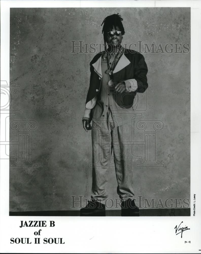 1990 Press Photo Jazzie B of Soul II Soul - cvp27885 - Historic Images