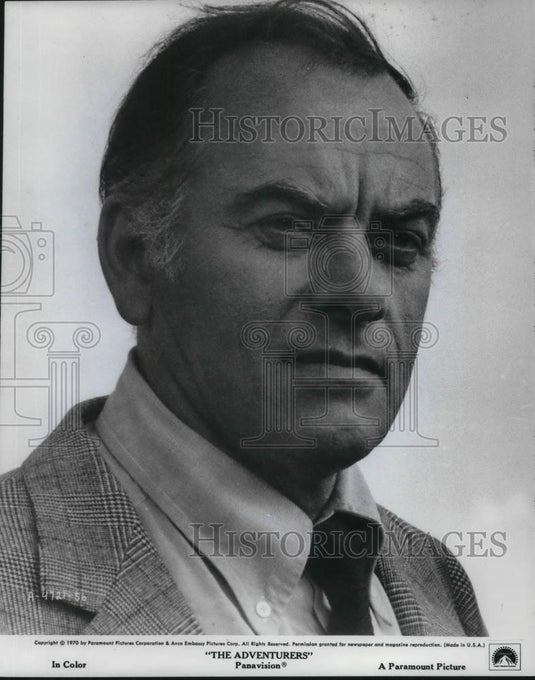 1970 Press Photo John Ireland stars in The Adventurers movie film - cvp24488 - Historic Images