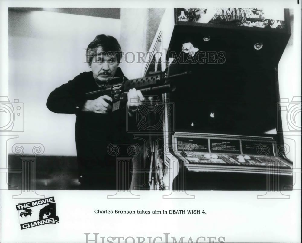 1989 Press Photo Death Wish 4: Charles Bronson - cvp23149 - Historic Images