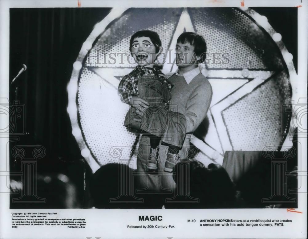 1978 Press Photo Anthony Hopkins in Magic - cvp22256 - Historic Images