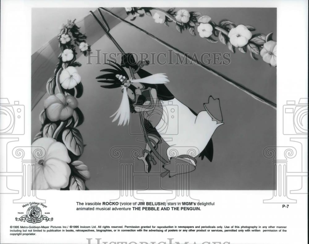 Press Photo Jim Belushi as he voice in THE PEBBLE AND THE PENGUIN - cvp22553 - Historic Images