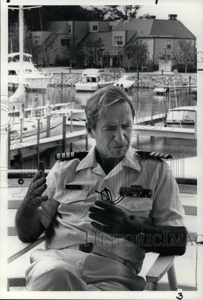 1984 Press Photo Captain Giles M. Kelly - cvp26961 - Historic Images
