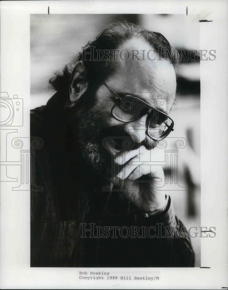 1989 Press Photo Bob Hoskins in the picture - cvp21730 - Historic Images