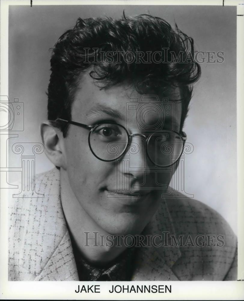 1990 Press Photo Comedian Jake Johannsen - cvp25770 - Historic Images