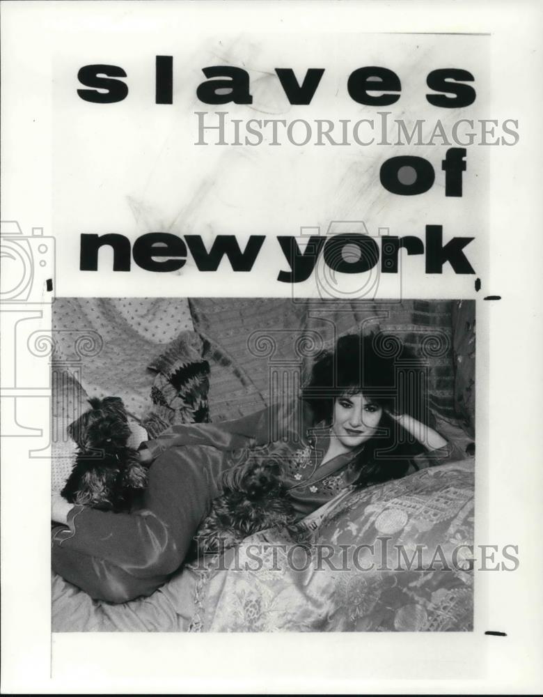 1987 Press Photo Tama Janowitz In Slaves Of New York - cvp25603 - Historic Images