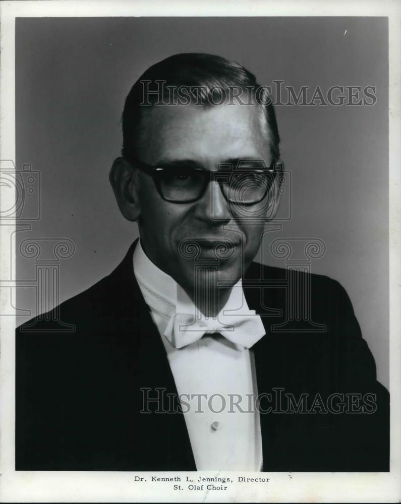 1972 Press Photo Kenneth Jennings Conductor - cvp24845 - Historic Images
