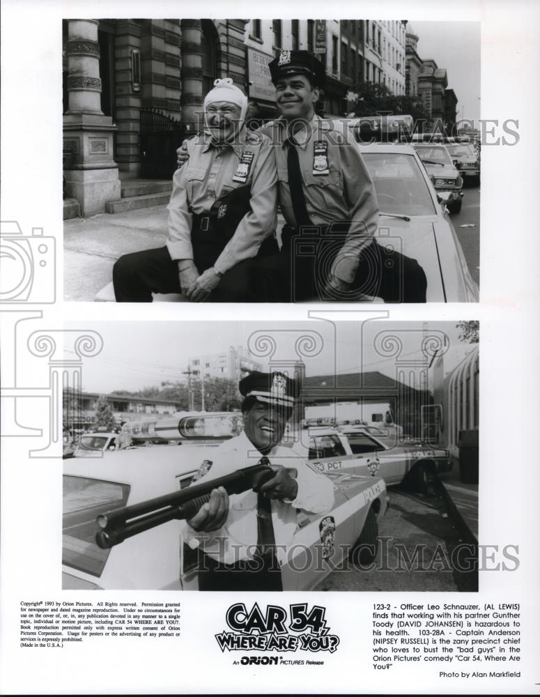 1994 Press Photo David Johansen in Car 54 Where Are You? - cvp27865 - Historic Images