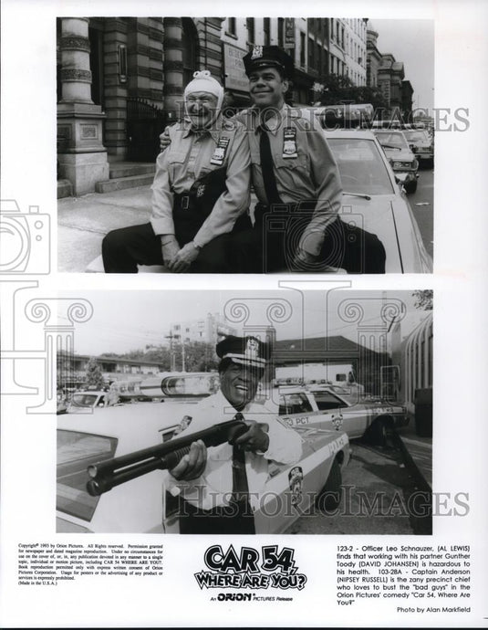 1994 Press Photo David Johansen in Car 54 Where Are You? - cvp27865 - Historic Images