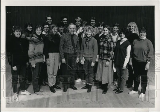1986 Press Photo The Tappan Singers - cvp28091 - Historic Images