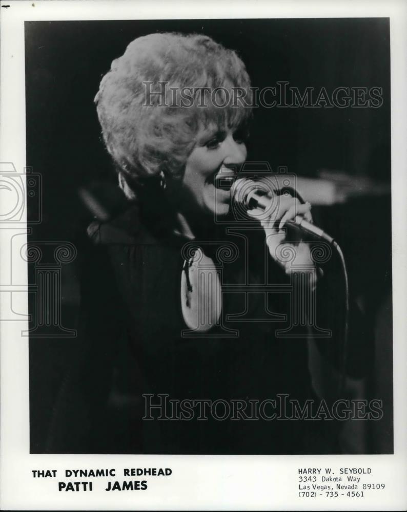 1980 Press Photo Patti James Singer Entertainer - cvp24777 - Historic Images