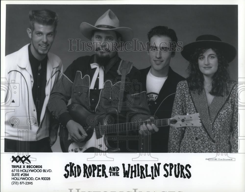 1981 Press Photo Skid Roper &amp; the Whirlin Spurs - cvp27623 - Historic Images
