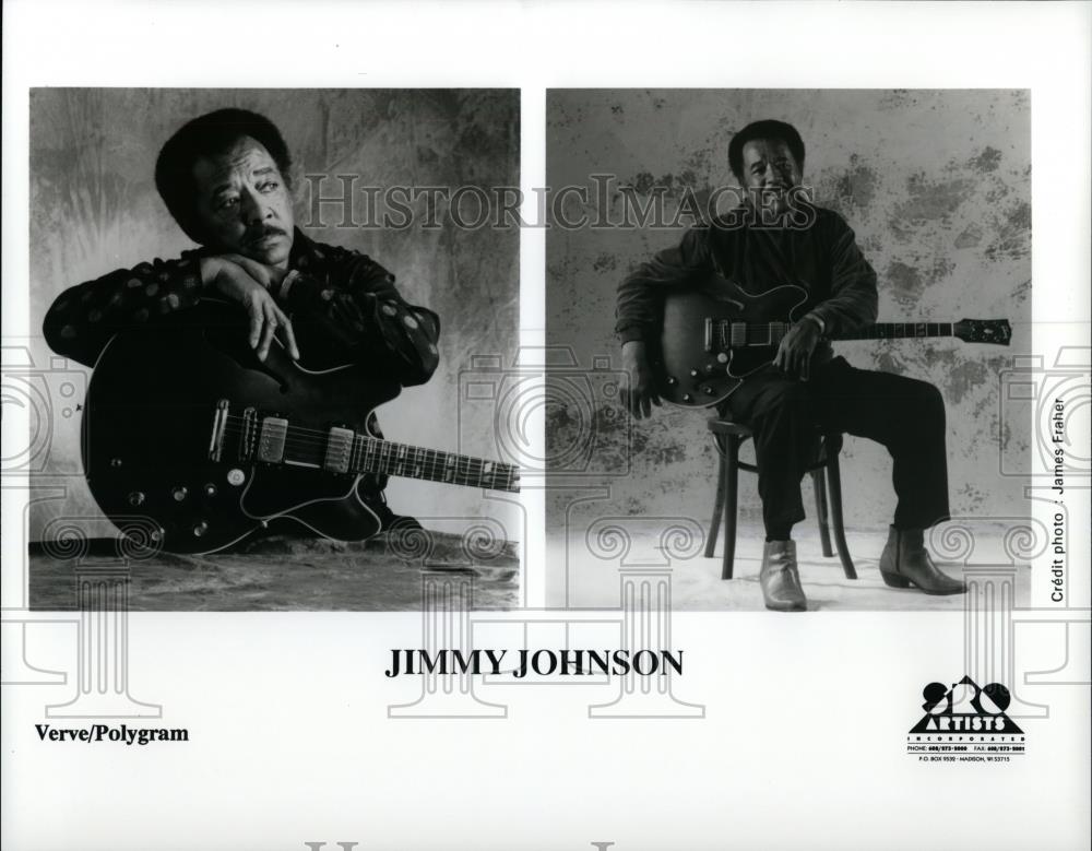 1995 Press Photo Guitarist Jimmy Johnson - 839 - cvp26950 - Historic Images