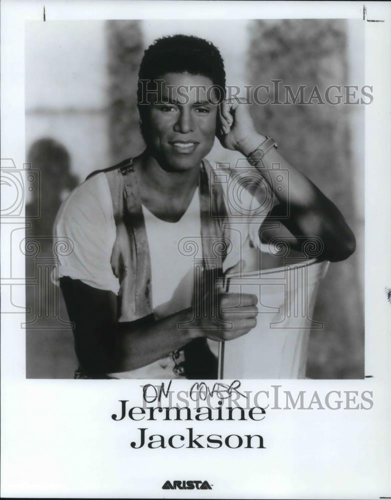1989 Press Photo Singer Jermaine Jackson - cvp20908 - Historic Images