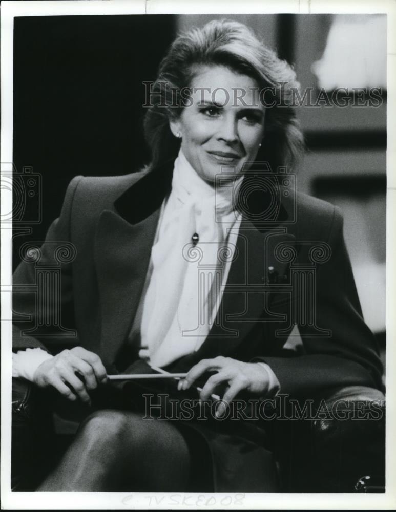 Undated Press Photo Candice Bergen as Murphy Brown wins Best Female Comedy - Historic Images