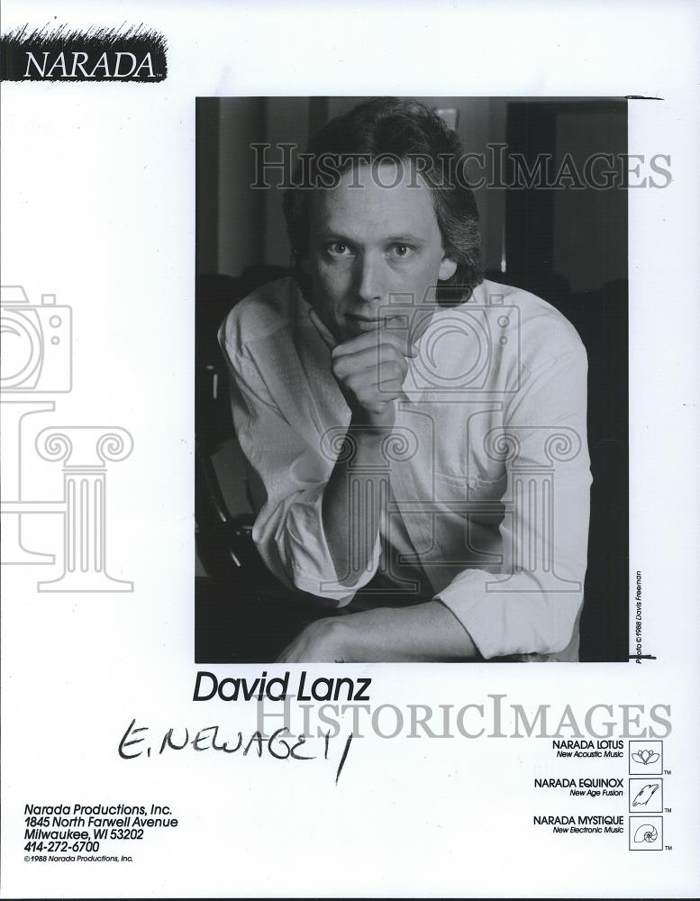 1989 Press Photo David Lanz - cvp26560 - Historic Images