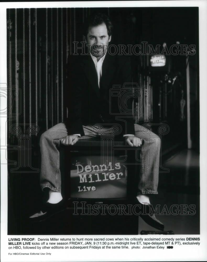 Press Photo Dennis Miller as stars in DENNIS MILLER LIVE - cvp22686 - Historic Images