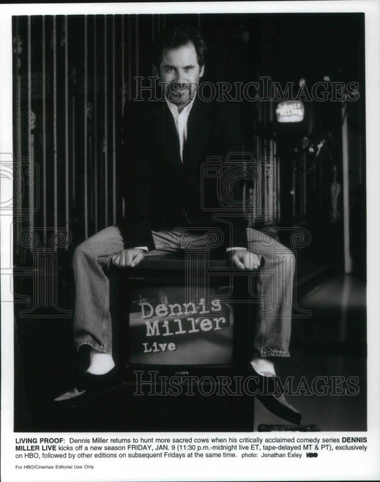 Press Photo Dennis Miller as stars in DENNIS MILLER LIVE - cvp22686 - Historic Images