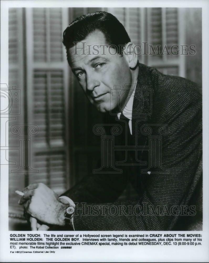 1990 Press Photo William Holden: The Golden Boy - cvp24185 - Historic Images