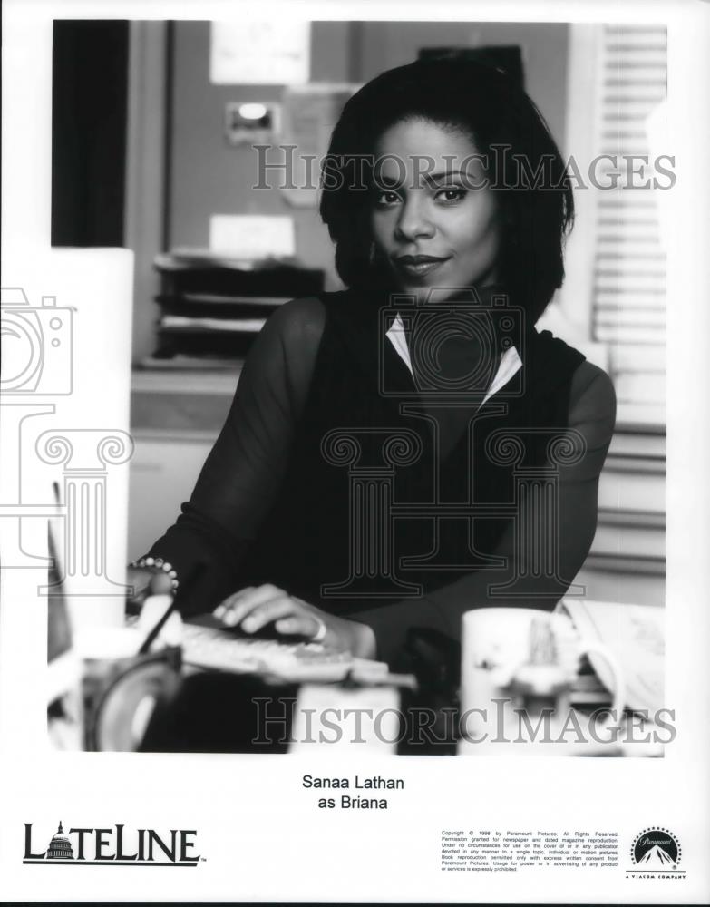 1995 Press Photo Sanaa Lathan in Lateline - cvp20545 - Historic Images