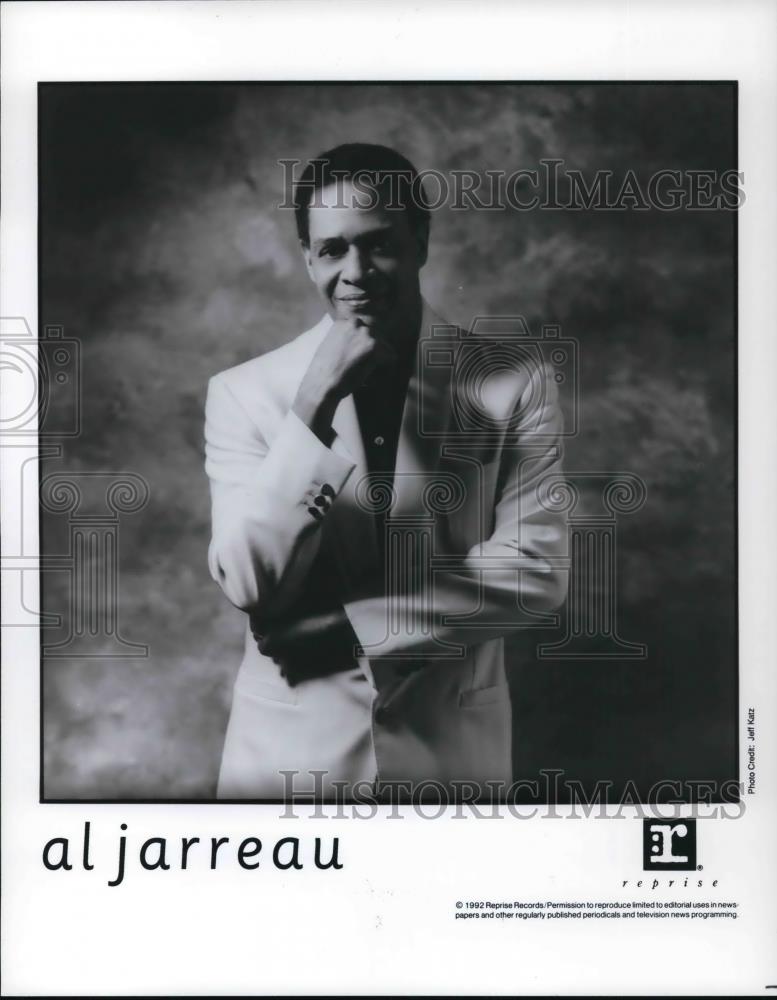 1992 Press Photo Al Jarreau American Jazz Funk Singer and Musician - cvp25560 - Historic Images