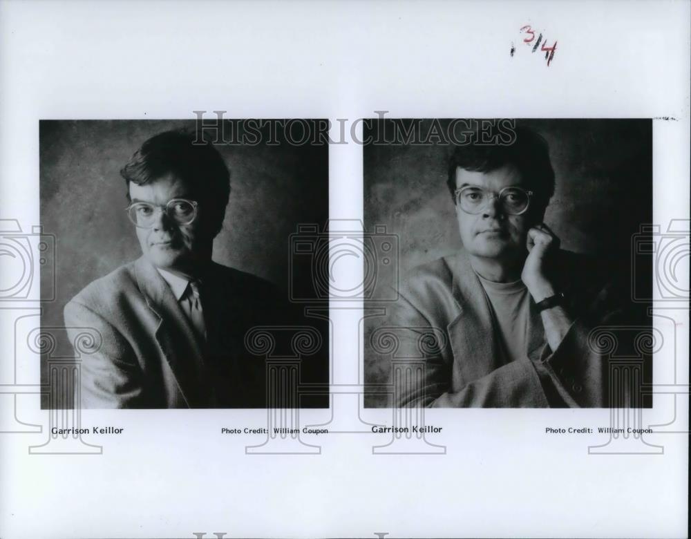1990 Press Photo Garrison Keillor, a humorist in the picture - cvp25033 - Historic Images