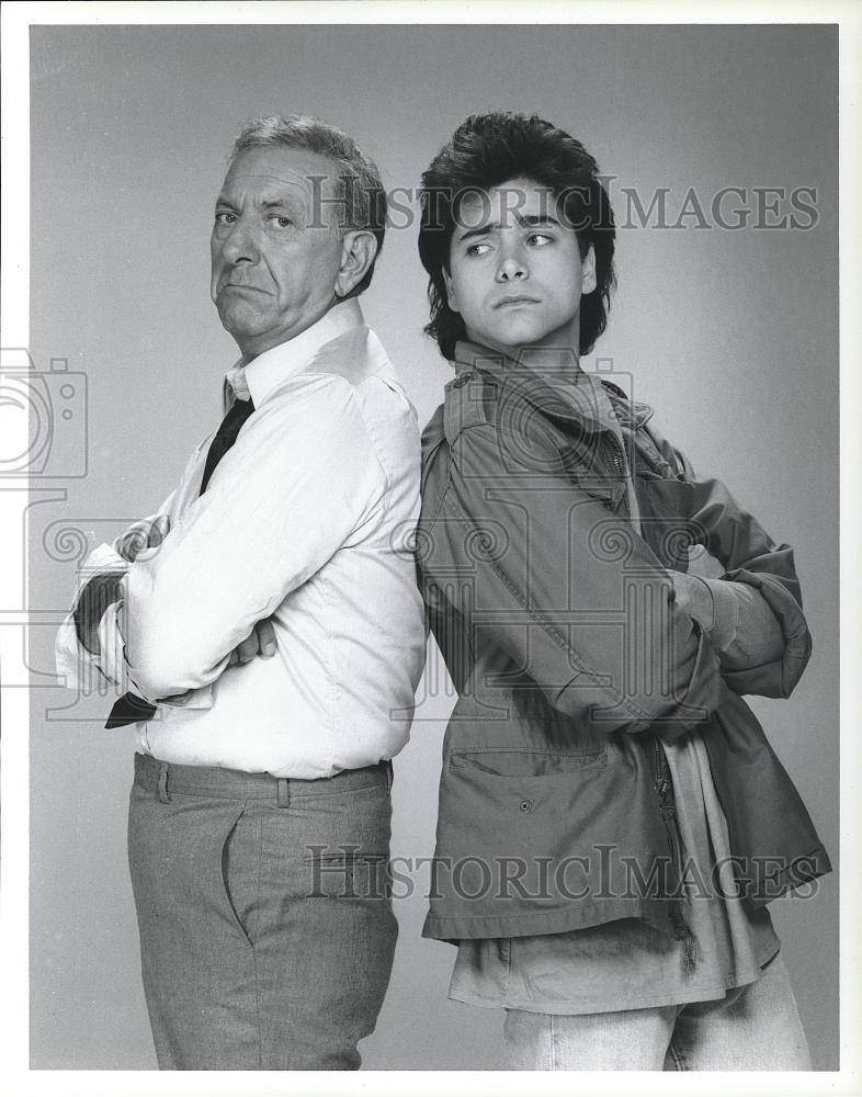 1986 Press Photo Jack Klugman and John Stamos in You Again? - cvp26250 - Historic Images