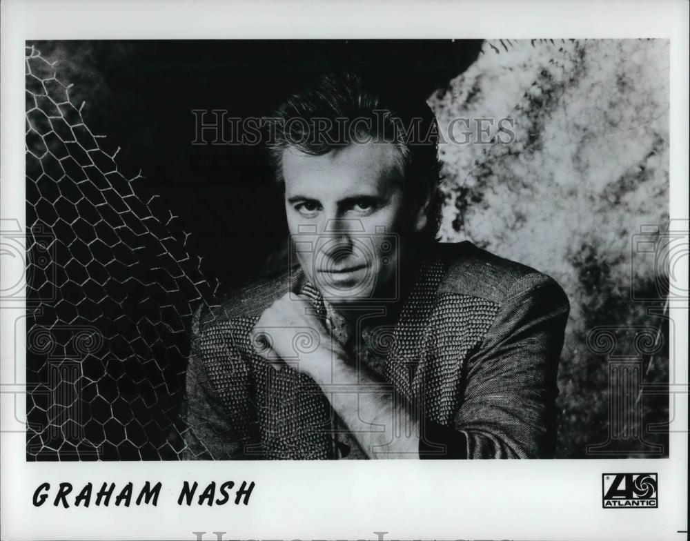 1989 Press Photo Graham Nash English singer-songwriter - cvp25100 - Historic Images