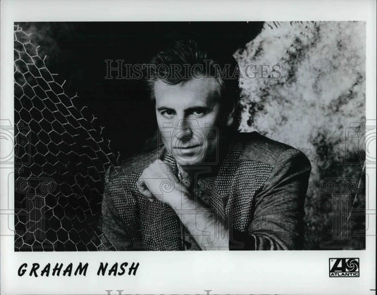1989 Press Photo Graham Nash English singer-songwriter - cvp25100 - Historic Images