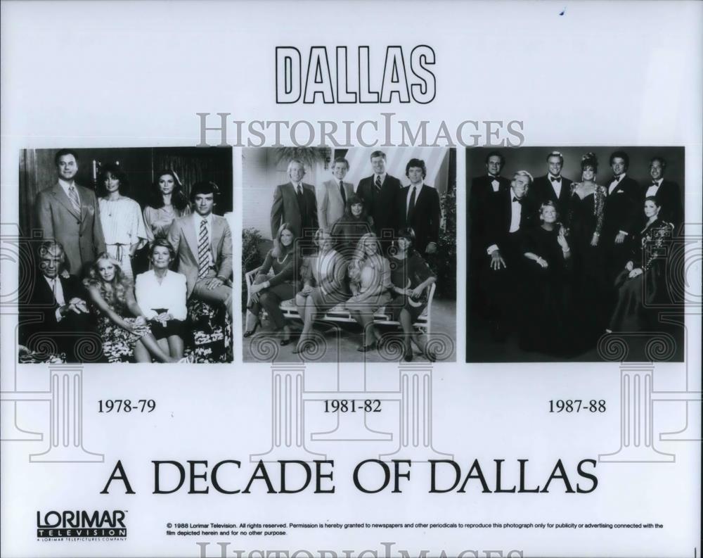 1992 Press Photo A scene from A DECADE OF DALLAS - cvp23817 - Historic Images