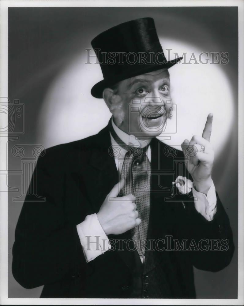 1961 Press Photo Ed Fisher in Bozo the Clown - cvp21645 - Historic Images