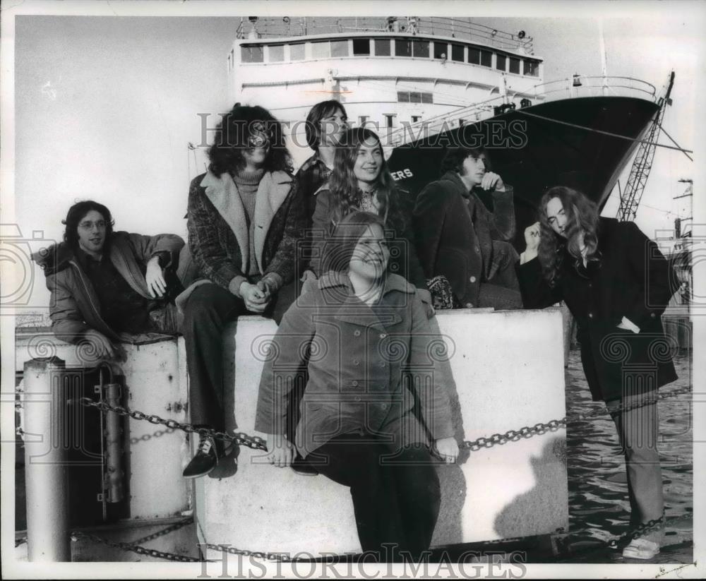 1973 Press Photo Don Callahan Jeff Roberts om Starch in Song Without Words - Historic Images